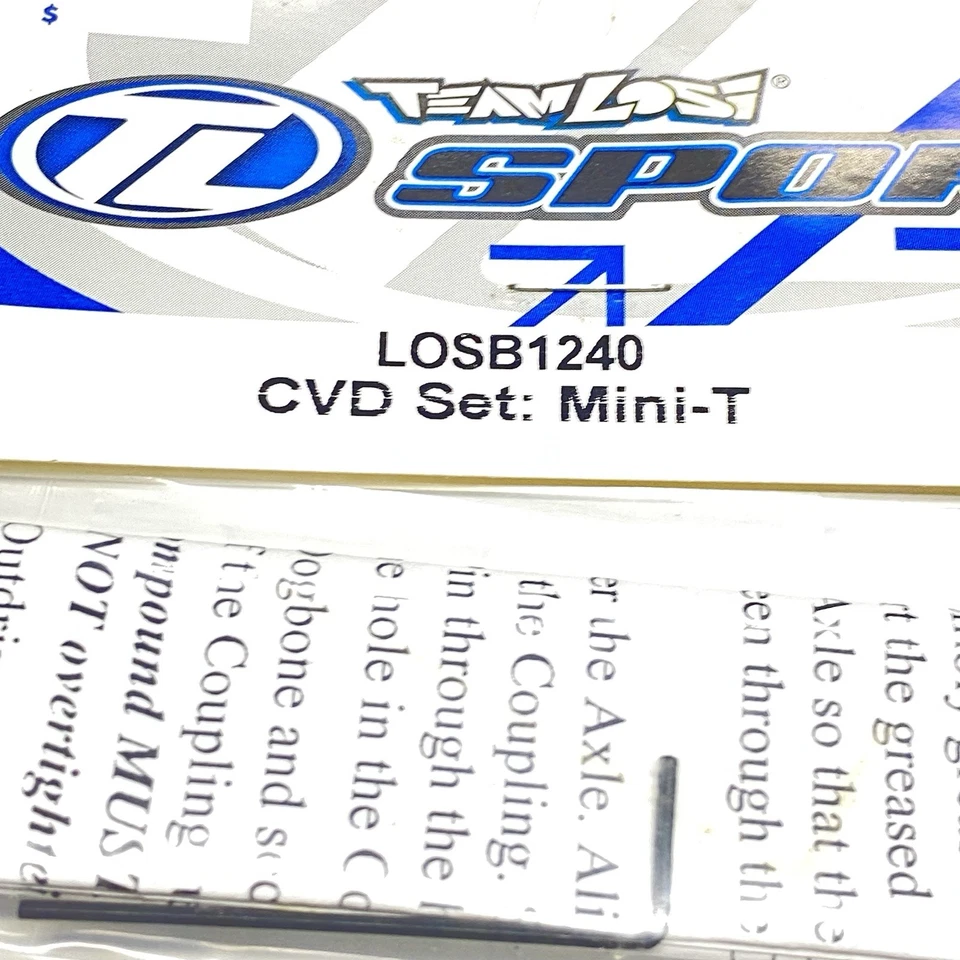 Vintage RC Losi Mini Baja Mini T MB Series Rear CVD Drive Shafts Steel (2) B1240 - Image 3 of 3