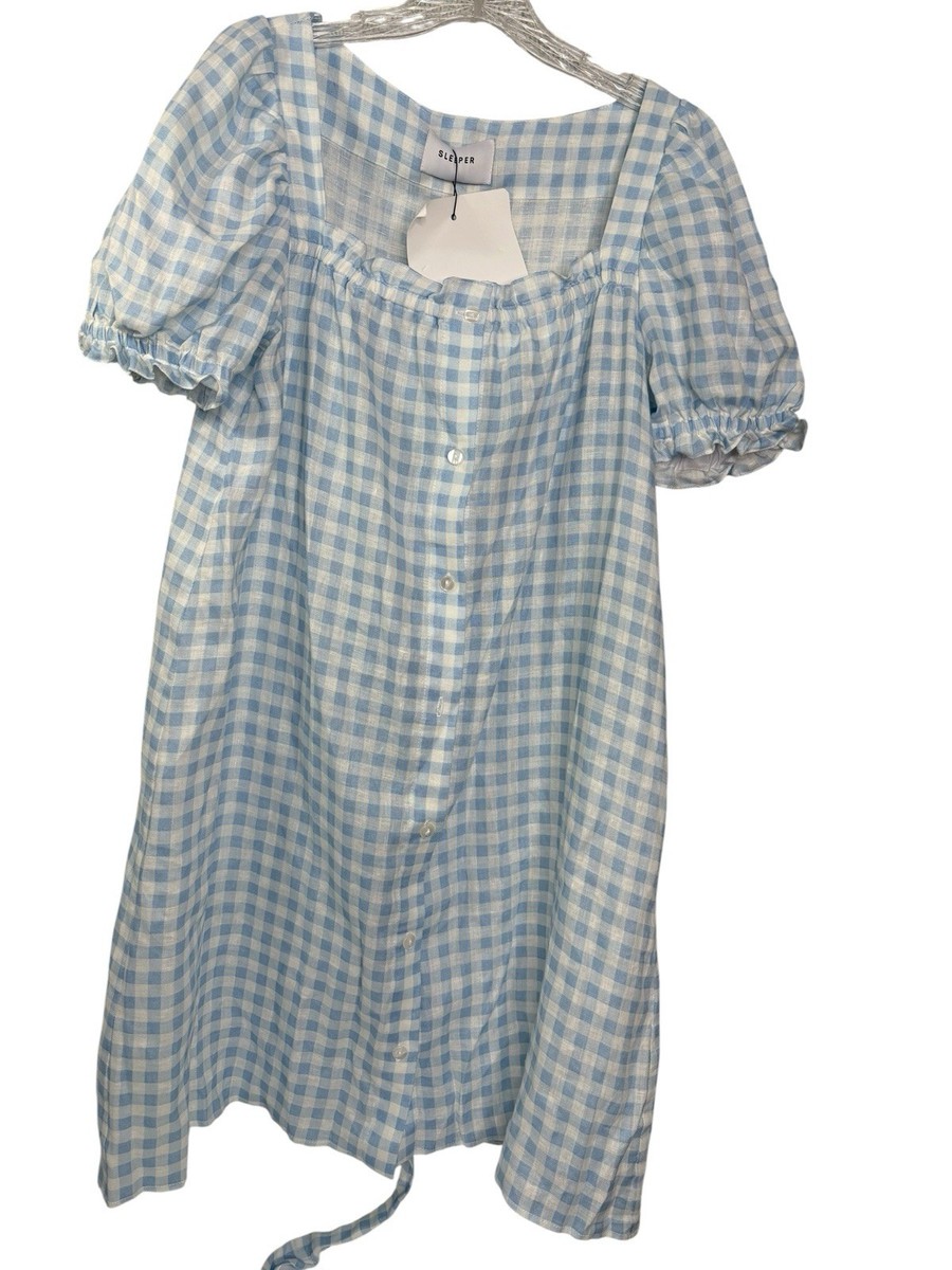 knee length dresses for ladies Ser.O.Ya Women's Shanty Linen Mini Dress - White main image 0