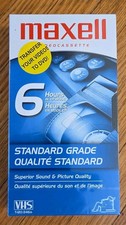 Maxell 214016 120 Minute Gx Silver Video Tape NEW 