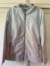 New Balance Women's Activewear Windbreaker Jacket Ice Blue Size Large NWT