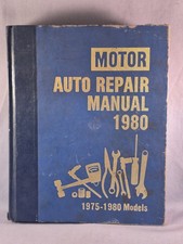 Motor Auto Repair Manual 1980 for 1975-1980 Models 43rd Edition AMC Buick GM