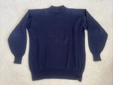 SMYTHE  COMPANY Men's Sweater, size Medium Navy Blue Fitted