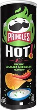Pringles Hot Kickin Sour Cream Flavour 160g Potato Crisps
