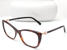 Swarovski SK5416 052 Dark Havana Tortoise Women's Eyeglasses Frames 53-16-145