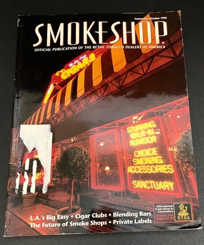 Vintage SMOKESHOP Trade Magazine Sept/Oct 1996 Cigar Clubs LAs Big Easy  & More