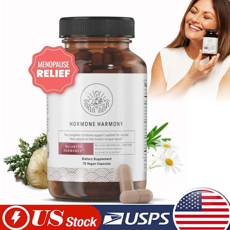 Happy Mammoth Hormone Harmony Natural Hormonal Support for Women 72 Capsules