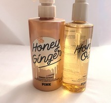 Honey Ginger Body Lotion  Honey Body Oil Victoria  s Secret PINK Rare
