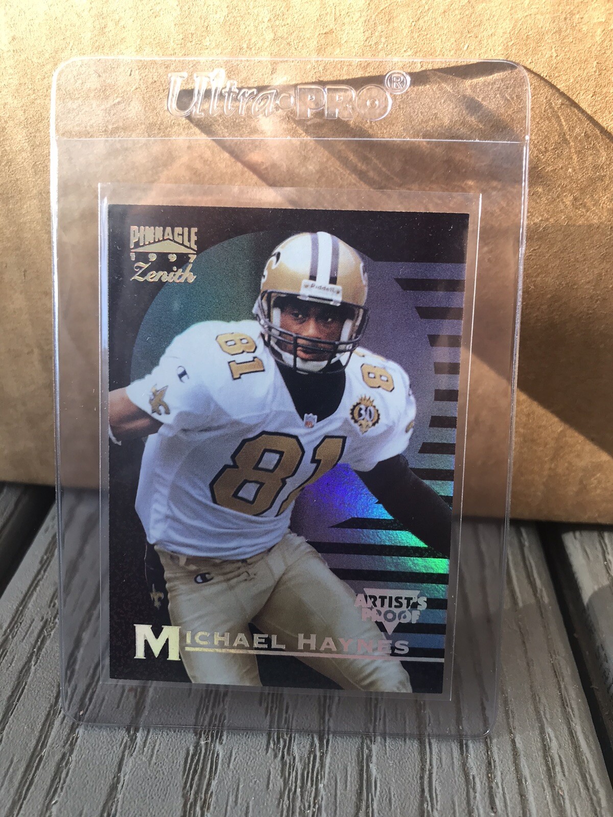 1997 Pinnacle Zenith ARTIST'S PROOF 89 Michael Haynes New Orleans