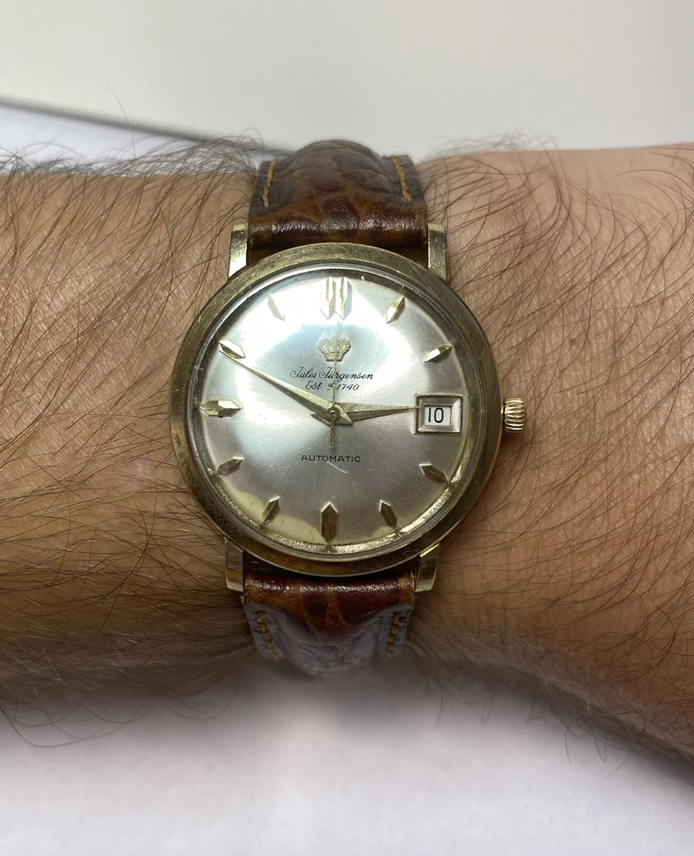 Vintage jules jurgensen watch hot sale