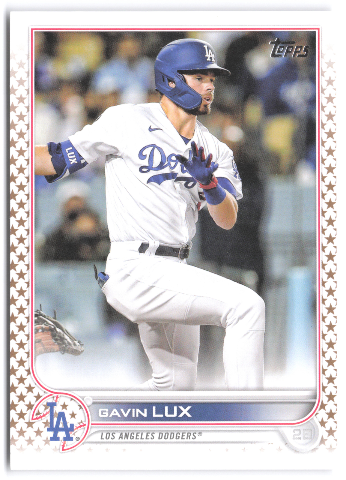 2022 Topps #389 Gavin Lux Gold Star