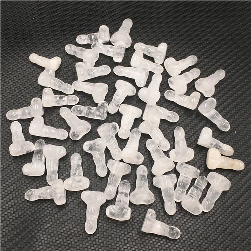 Wholesale Natural mix mini Penis Carved quartz Crystal Massager Wand Healing - Picture 61 of 296