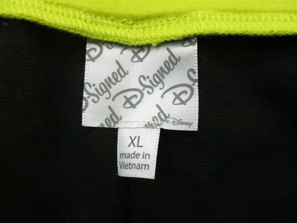 new DISNEY REMIX Youth Girl's Size XL Knit Black/Lime Pencil Skirt - Image 2 of 4