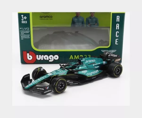1:43 Bburago B18-38190S Lance Stroll Aston Martin AMR23 (no  Figure) 2023