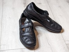 SAS Tripad Comfort Roamer Women  s Black Leather Mary Jane Walking Shoes Sz 10N