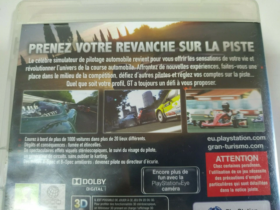 Gran Turismo 5 GT 5 Polyphony France Edition - Juego PlayStation 3 PS3 Sony - 3T, foto 4 de 5
