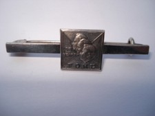 C1960S VINTAGE FORD CARS 25 YEARS SERVICE SILVER BAR PIN BROOCH