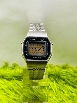 Vintage Casio Casiotron World Time 29CS-49 Digital Quartz Men's