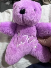 Heartwarmers Light Purple  Bear Plush 6 Inch Carlton Cards Stuffed Animal Toy 2K