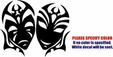 Theatrical Mask Drama Club Graphic Die Cut decal sticker Car Truck Boat 10"
