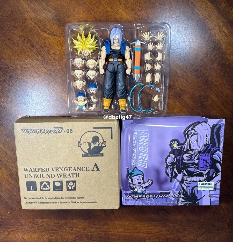 SH Figuarts Dragon Ball Z Bojack Trunks TonsenArttoys Unbound