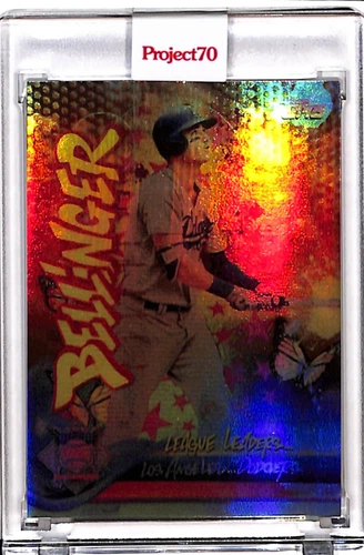2021 TOPPS PROJECT 70 #761 - CODY BELLINGER BY RISK - RAINBOW FOIL 09/70