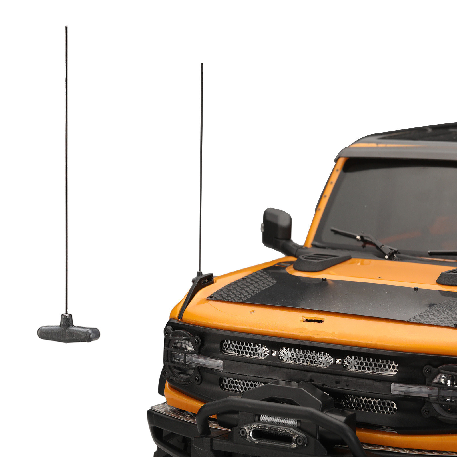 Car Hood Antenna Upgrade Accessories For TRAXXAS TRX-4 BRONCO 2021 1/10 RC Car