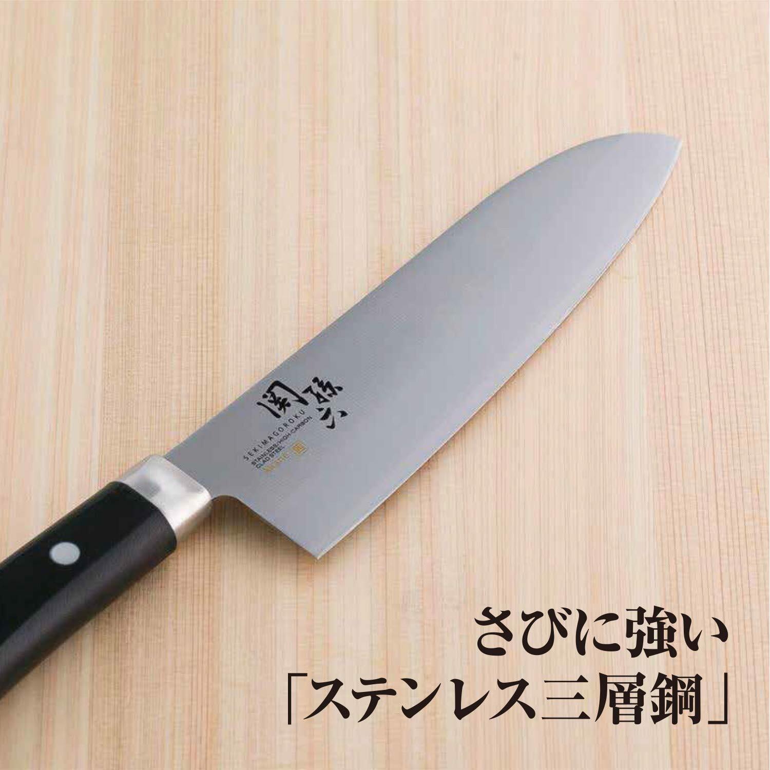 KAI Seki magoroku AKANE Santoku Kitchen knife 165mm AE2905 Stainless