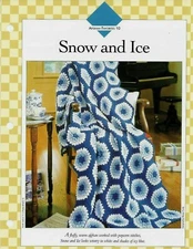 NEW SNOW AND ICE AFGHAN VANNA'S CLUB CROCHET PATTERN INSTRUCTIONS