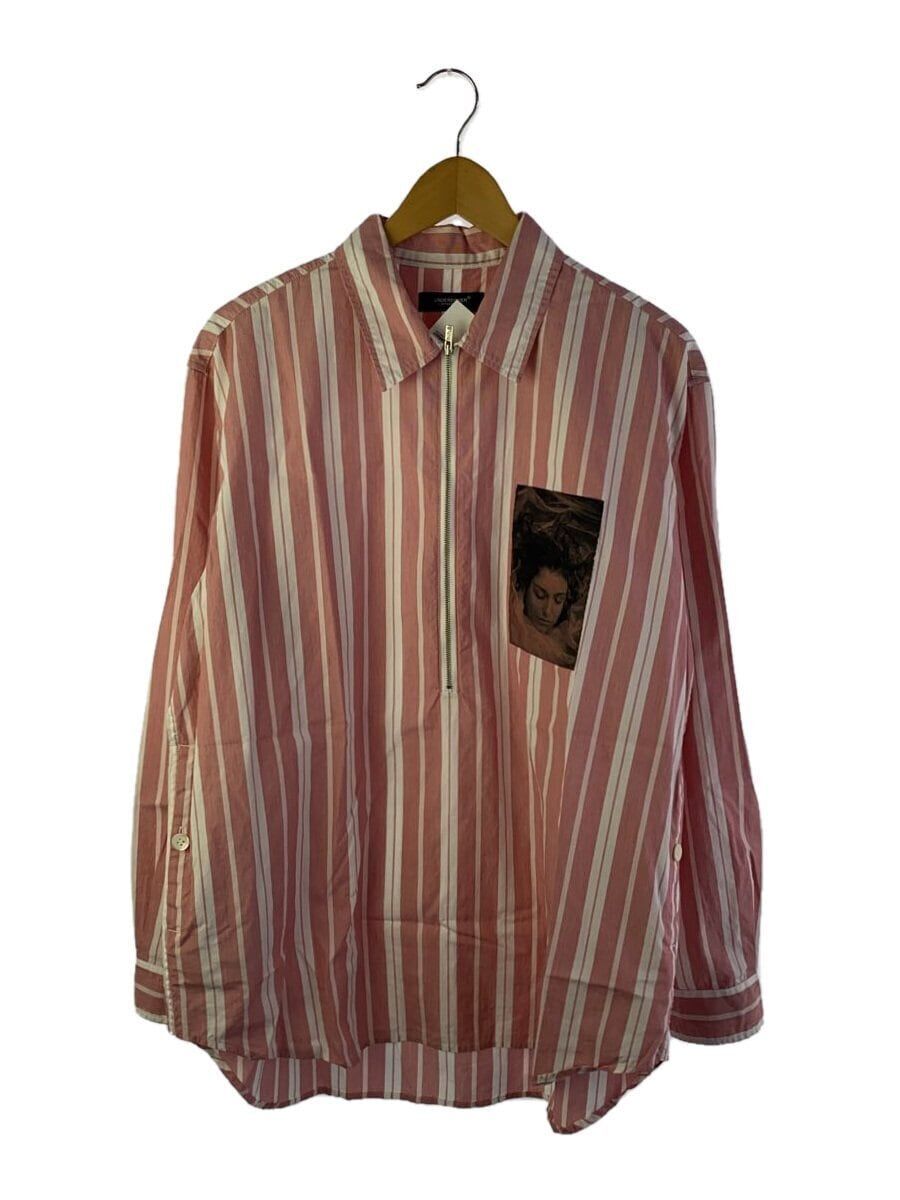 Undercover Long Sleeve Shirt 24AW Twin Peaks 2 Cotton Stripe Pink  