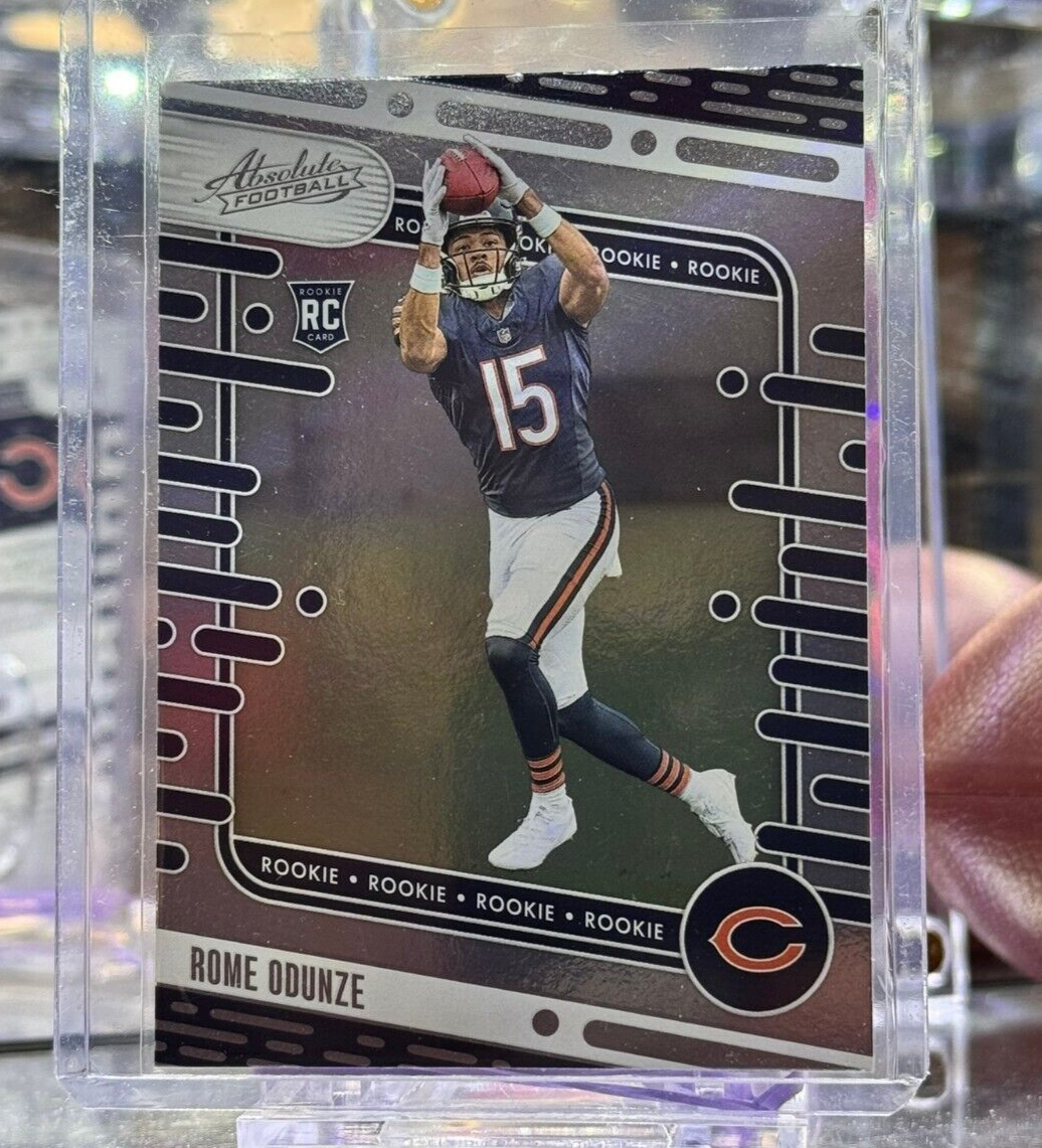 2024 PANINI ABSOLUTE #109 ROME ODUNZE ROOKIE SILVER CHICAGO BEARS