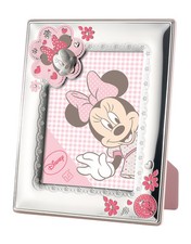 Cadre Rose Petite Fille 5889 Cm.13x18 Walt Disney Agréé Makhlouf en Argent 925%
