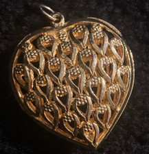Women s Gold Tone Heart Shaped Pendant Only