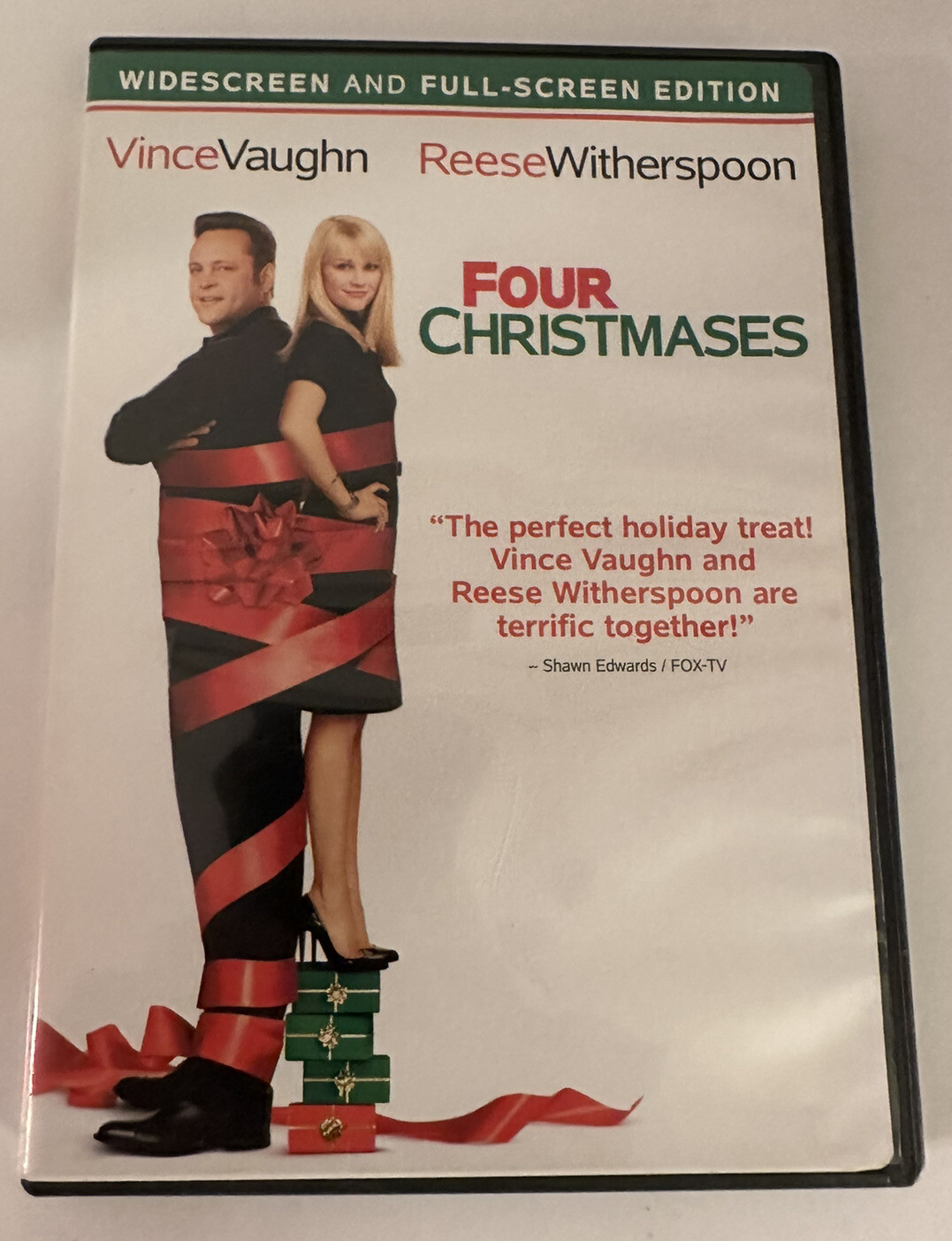 FOUR CHRISTMASES “DVD” The Perfect Holiday Treat!” Widescreen & Full-Screen