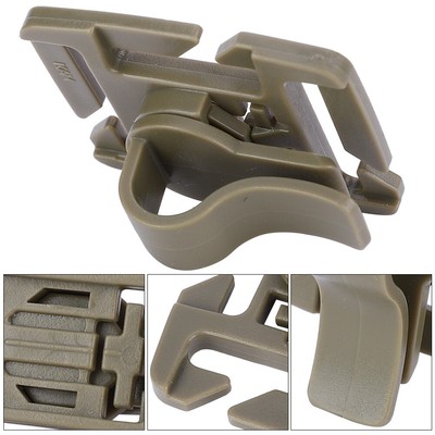 10 Pcs Adjustable Drink Tube Clip Rotatable Backpack Buckle For Outdoor Use