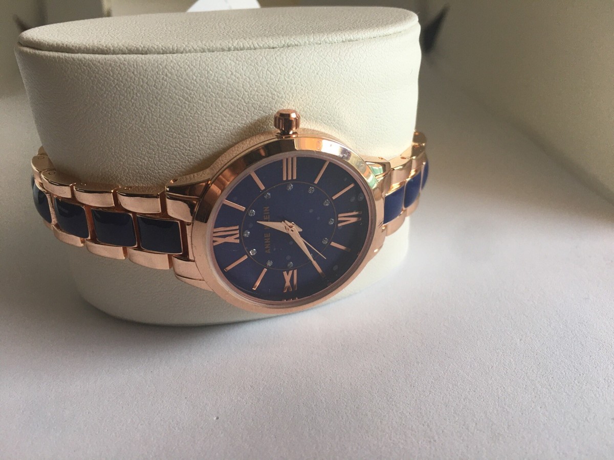 ANNE KLEIN AK/3300 Rose Gold-Tone & Gray Black Two Tone  display picture 1