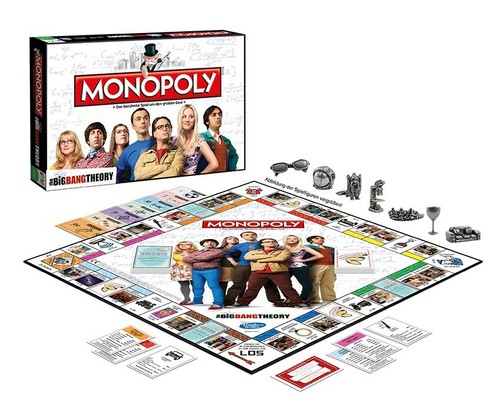 Monopoly Il Big Bang Theory Gioco da Tavola Gioco di Società Tedesco Nuovo