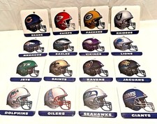 Vintage NFL Team Coasters Lot of 16 Different Teams 3 1/2 Square