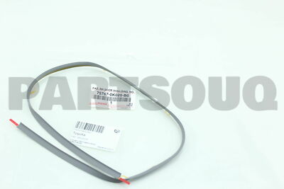 757670K020B0 Genuine Toyota PAD, REAR DOOR MOULDING,NO.1 75767
