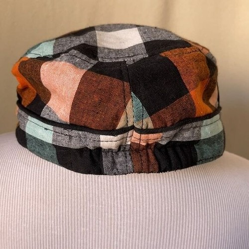 Manhattan Hat Co. Plaid Army Style Fashion Cap - Picture 4 of 9