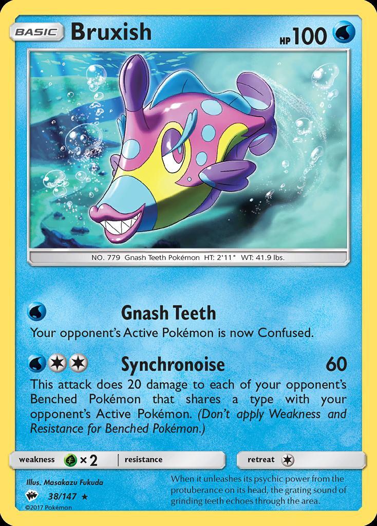 Pokemon Bruxish (38/169) Burning Shadows LP