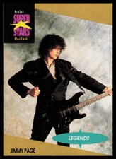 1991 Pro Set SuperStars MusiCards Jimmy Page #17 