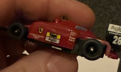 1of2: Tomy AFX #28 Slot Car Fiat Indy F1 HO Red Turbo Chasis