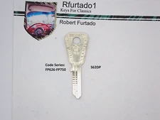 Key Blank fit Many Vintage British Vehicles 1958 to 1969 (see code series) S62DP
