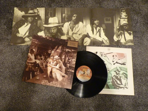 ORIGINAL 12" VINYL RECORD LED ZEPPELIN IN THROUGH THE OUT DOOR WITH POSTER 1979