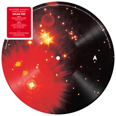 SOLAR FIRE (PICTURE DISC) by MANFRED MANN'S EARTH BAND Vinyl 12'' Picture Disc  