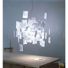 Ingo Maurer ZETTEL'Z 5 Suspension - Lampe artisanale - 330cm 550cm
