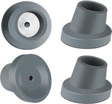 4 Pack Replacement Feet for Shower Chair Bath Seat  1-1/8"Slope Rubber Tips Non