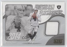 2021 Score Freshman Flashbacks Derek Carr #FF7 0pc6