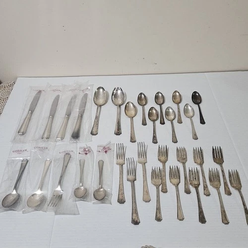 Lot 31 Vintage Sterling Silver Gorham Durgin Fairfax Flatware Cutlery Silverware