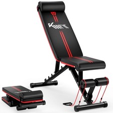 KM-Fit klappbare Hantelbank Multifunktion Training Fitness Bauchtrainer 400 kg